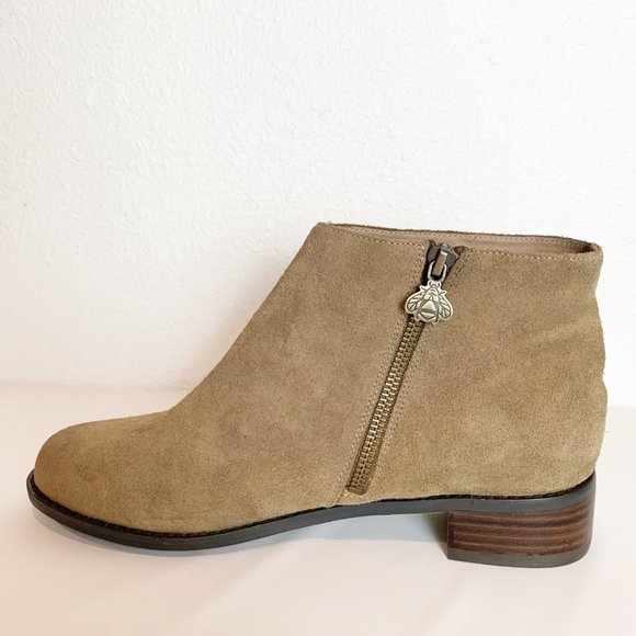 BETTYE MULLER CONCEPT Round toe Beige Suede Bootie - Picture 7 of 10